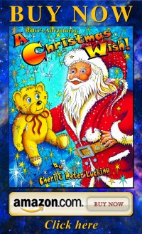 Santa, teddy bear children Christmas holiday book by Real Magic Design